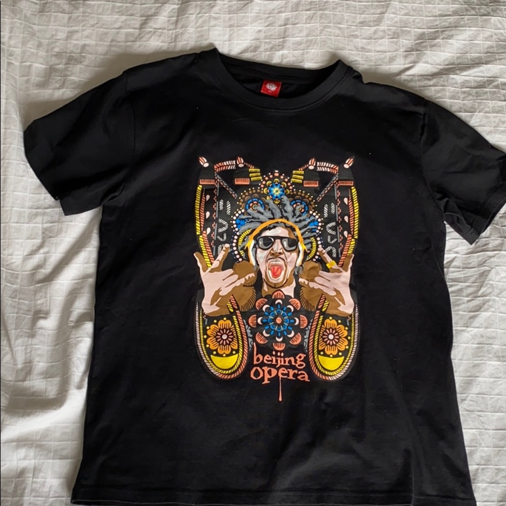 Beijing Opera Colorful Graphic T-shirt Shocker XL
